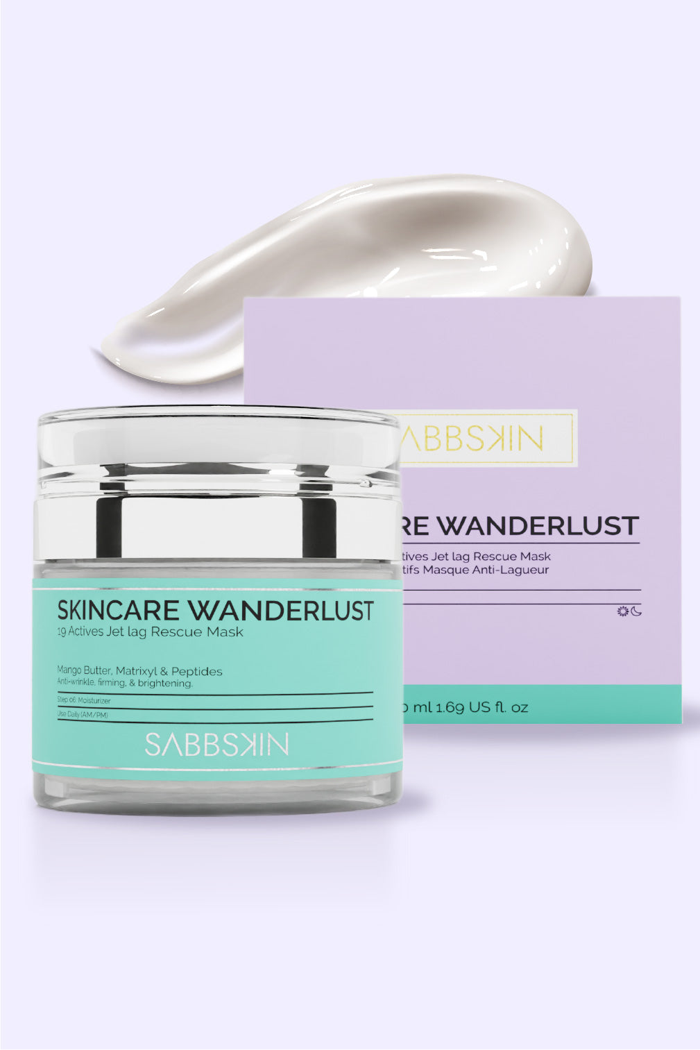 Skincare Wanderlust Jet Lag Recovery Mask Day Cream