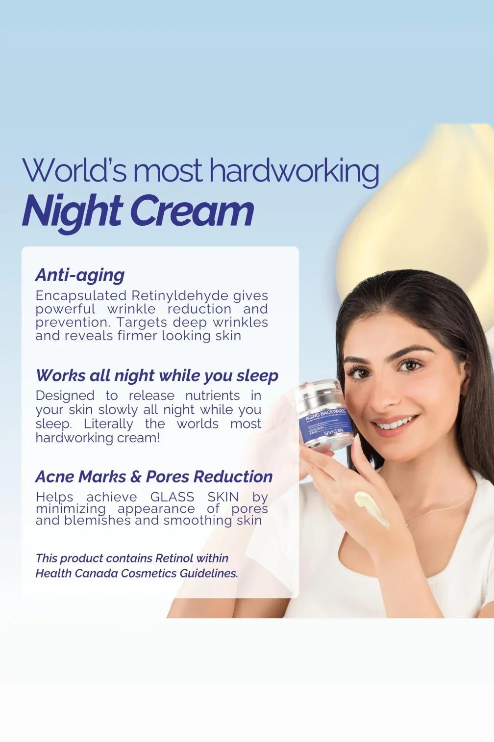 Aging Backwards™ — The All - in - One Retinol Night Cream That Keeps Working Even at 4 A.M - Sabbskin