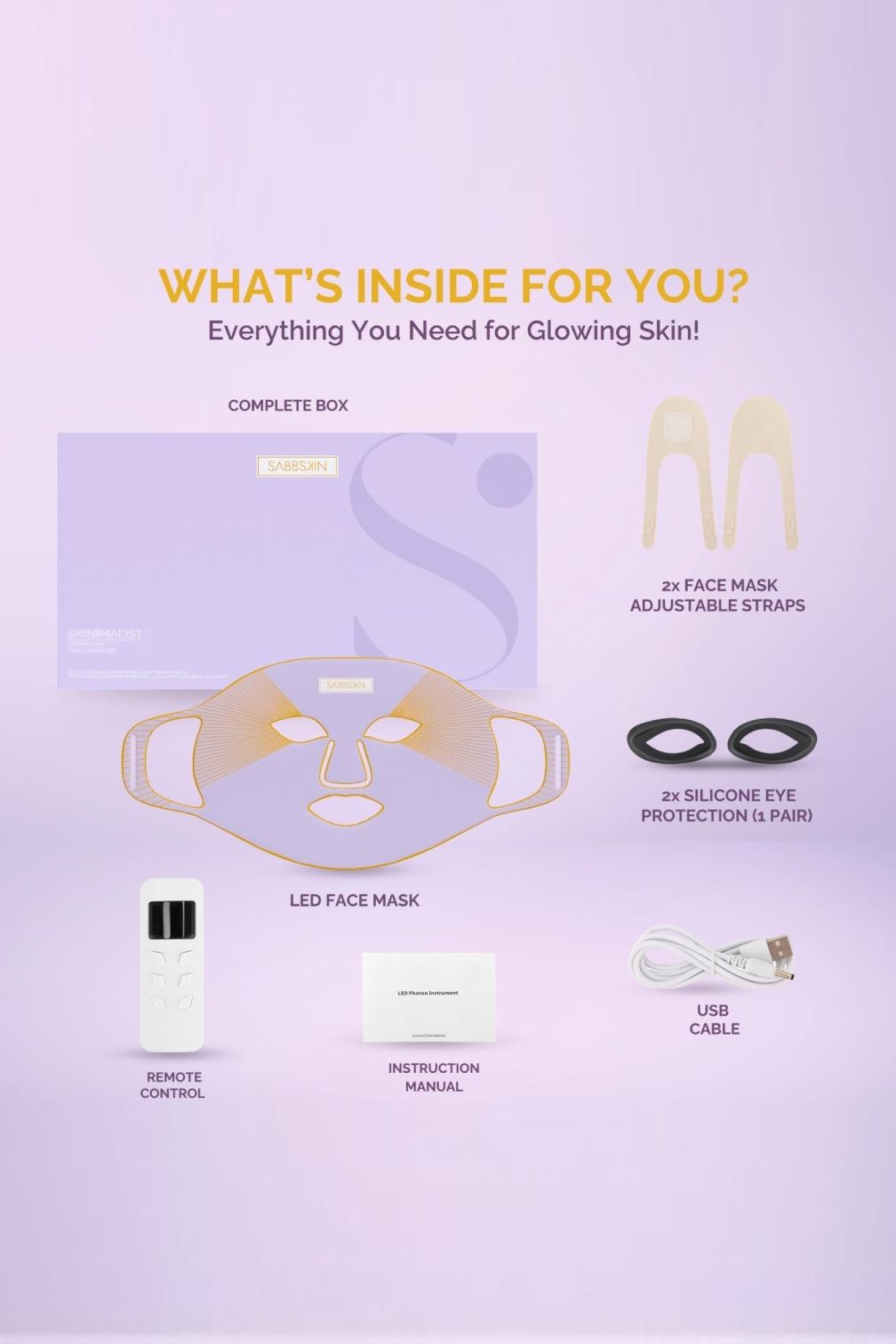 Led light Face Therapy Mask