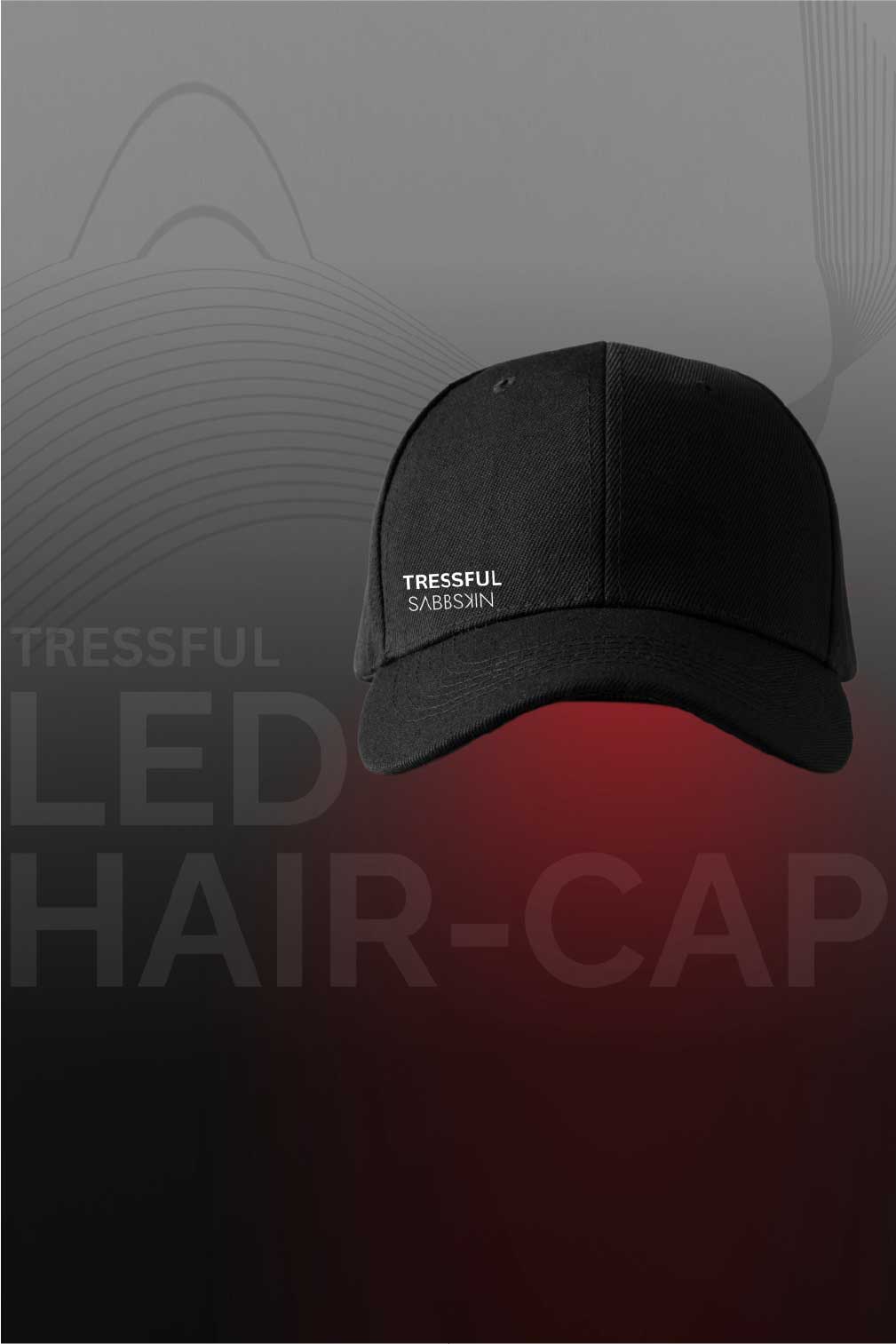 Sabbskin Tressfull™ Pulsed LED Hair Growth Cap – Dual - Wavelength Red Light for Thicker, Fuller Hair - Sabbskin