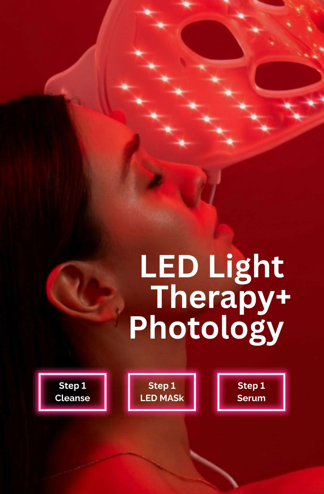 Skinimalist™ LED Light Mask Clinical Light Therapy • Asian - Skin Brightening • FDA - Cleared - Sabbskin